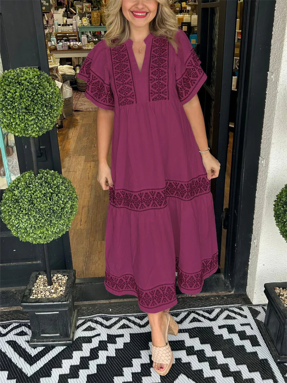 Sierra | Boho-Maxi-Robe