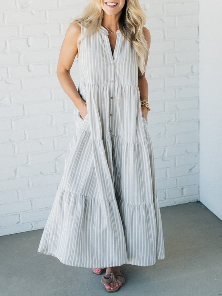 Gisela | Küstenstreifen-Kleid