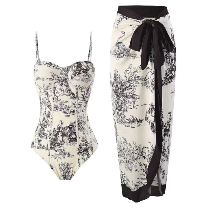 Mandy | Elegantes Gemustertes Schwimm-Set