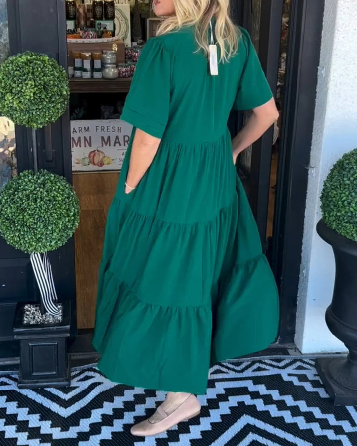 Minda | Anmutiges Küsten-Maxi-Kleid
