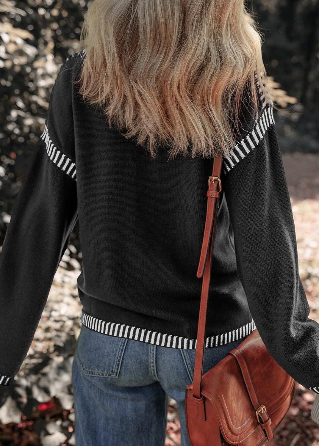 Marisa | Schicker Kontrast-Pullover