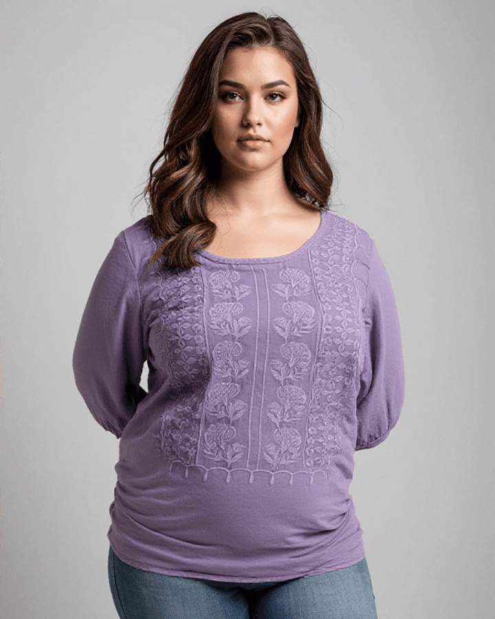 Cristine | Zarte Baumwollbluse