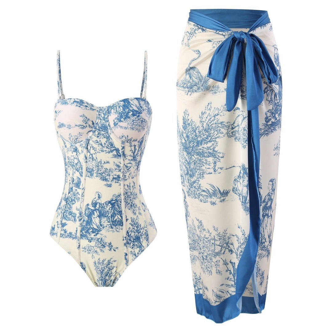 Mandy | Elegantes Gemustertes Schwimm-Set