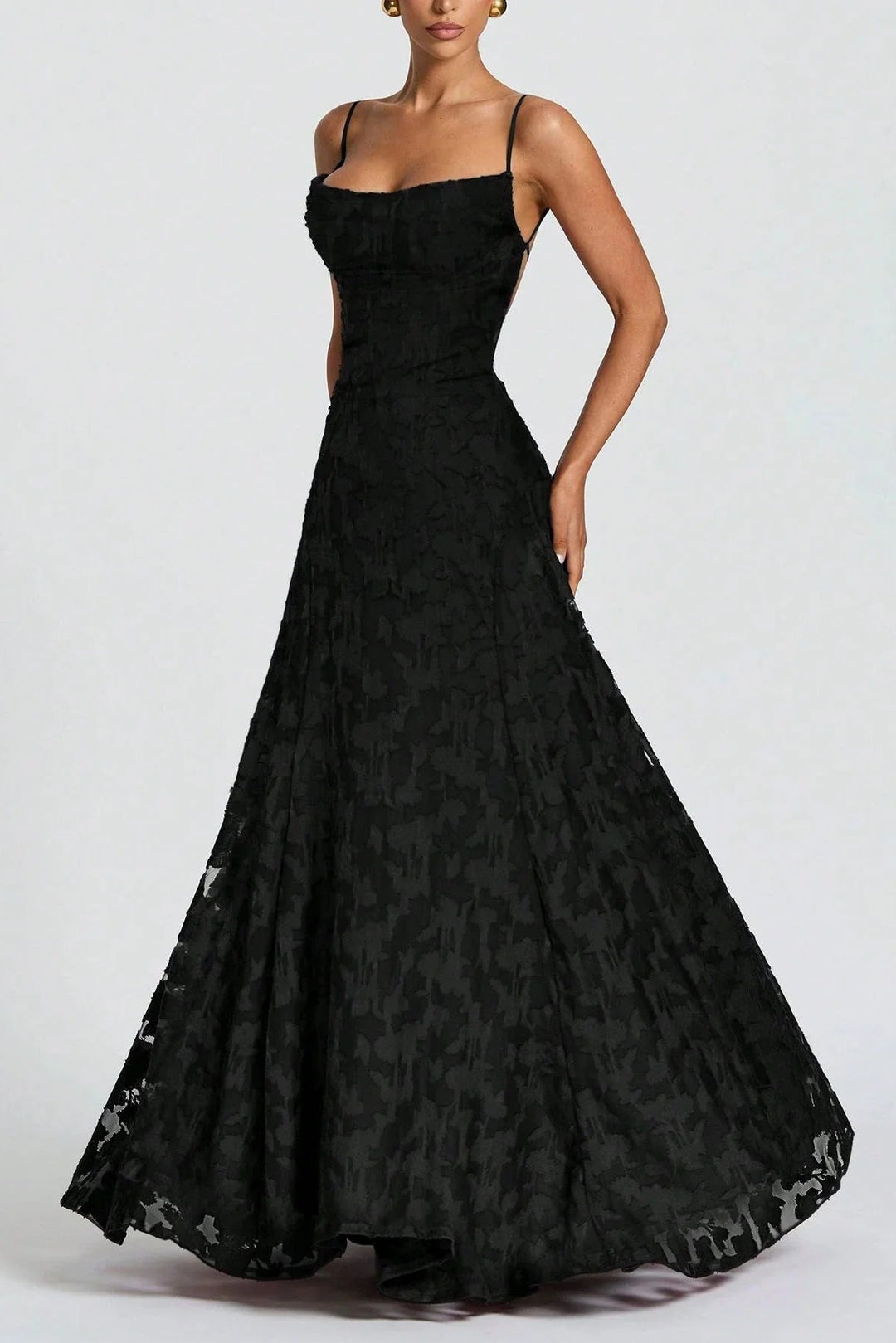 Clara™ | Elegantes Spitzen-Maxikleid