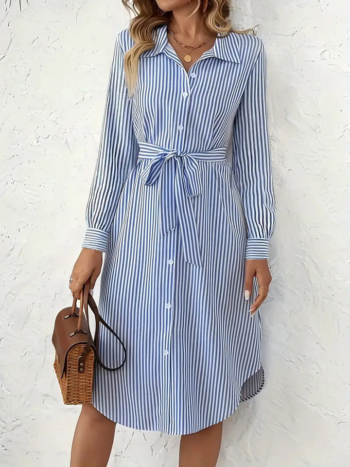 Coastal Grace™ Hemdkleid mit Gürtel