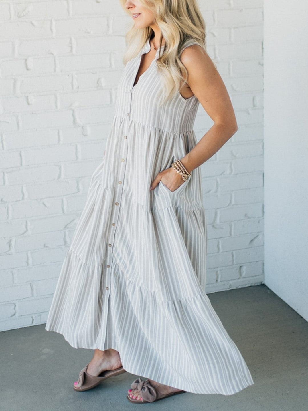 Gisela | Küstenstreifen-Kleid