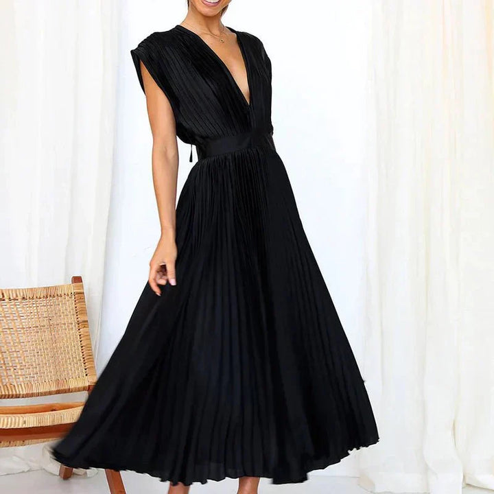 Gown | Graziöses V-Ausschnitt Kleid