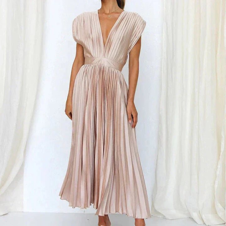 Gown | Graziöses V-Ausschnitt Kleid