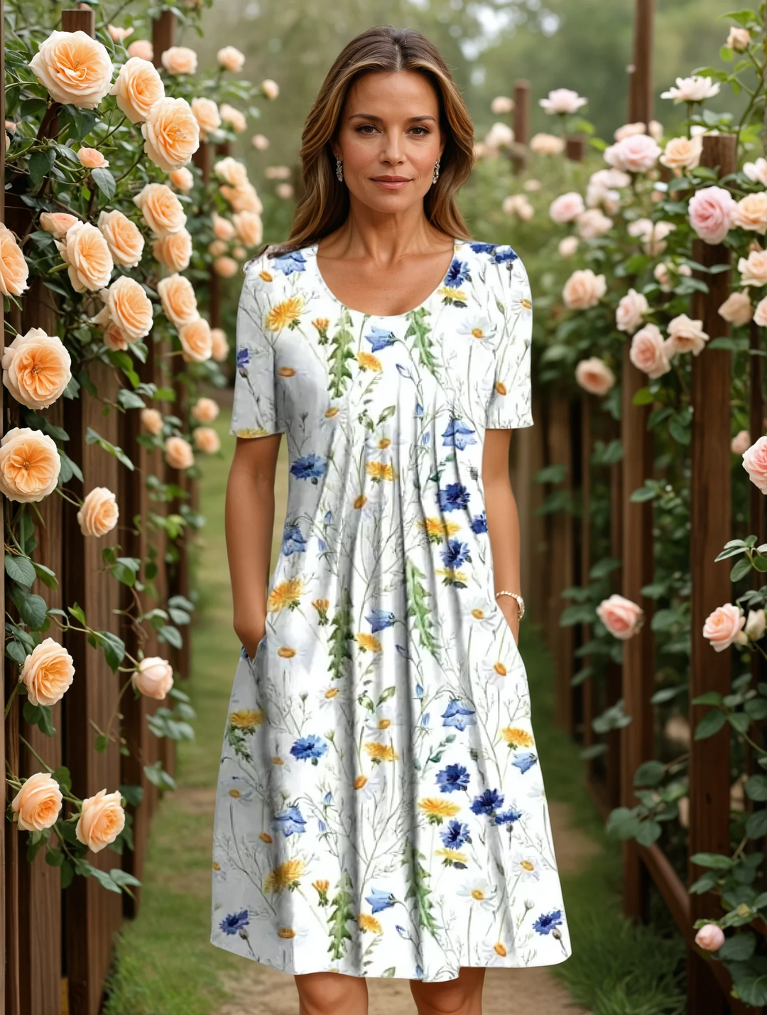 Novelle | Schmeichelndes Kleid mit Bauchbedeckung