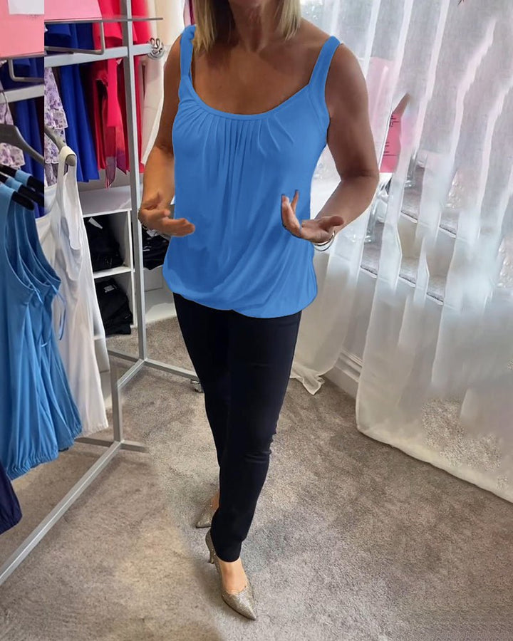 Vangie | Elegantes Plissee-Top