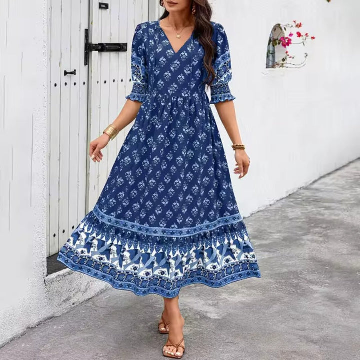 Aubre | Sonnenuntergang-Brise Elegantes Kleid
