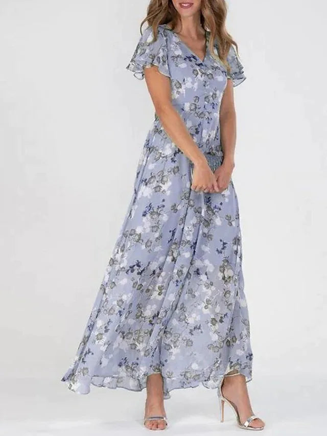 Jessa | Blütenwind-Maxikleid