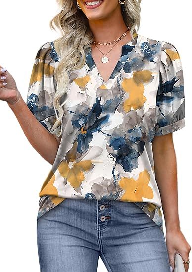 Klara | Vintage Blumenbluse