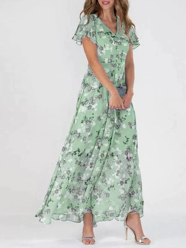 Jessa | Blütenwind-Maxikleid