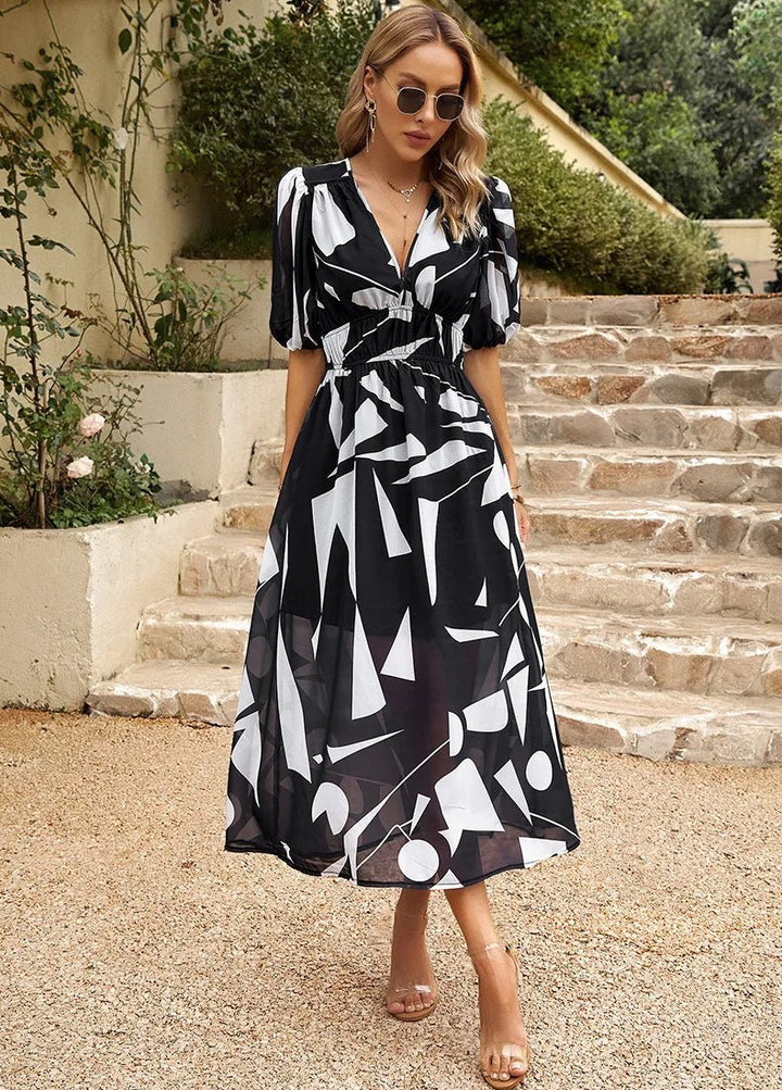 Allison | Elegantes Blumenkleid