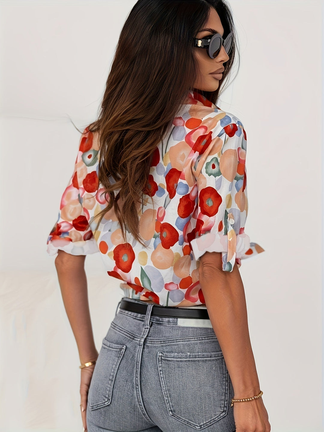 Mylene | Bunte Blumenbluse