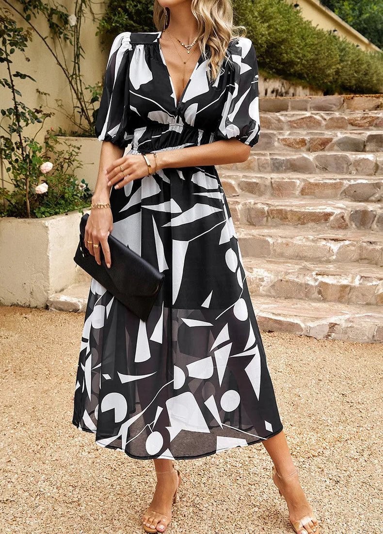 Allison | Elegantes Blumenkleid