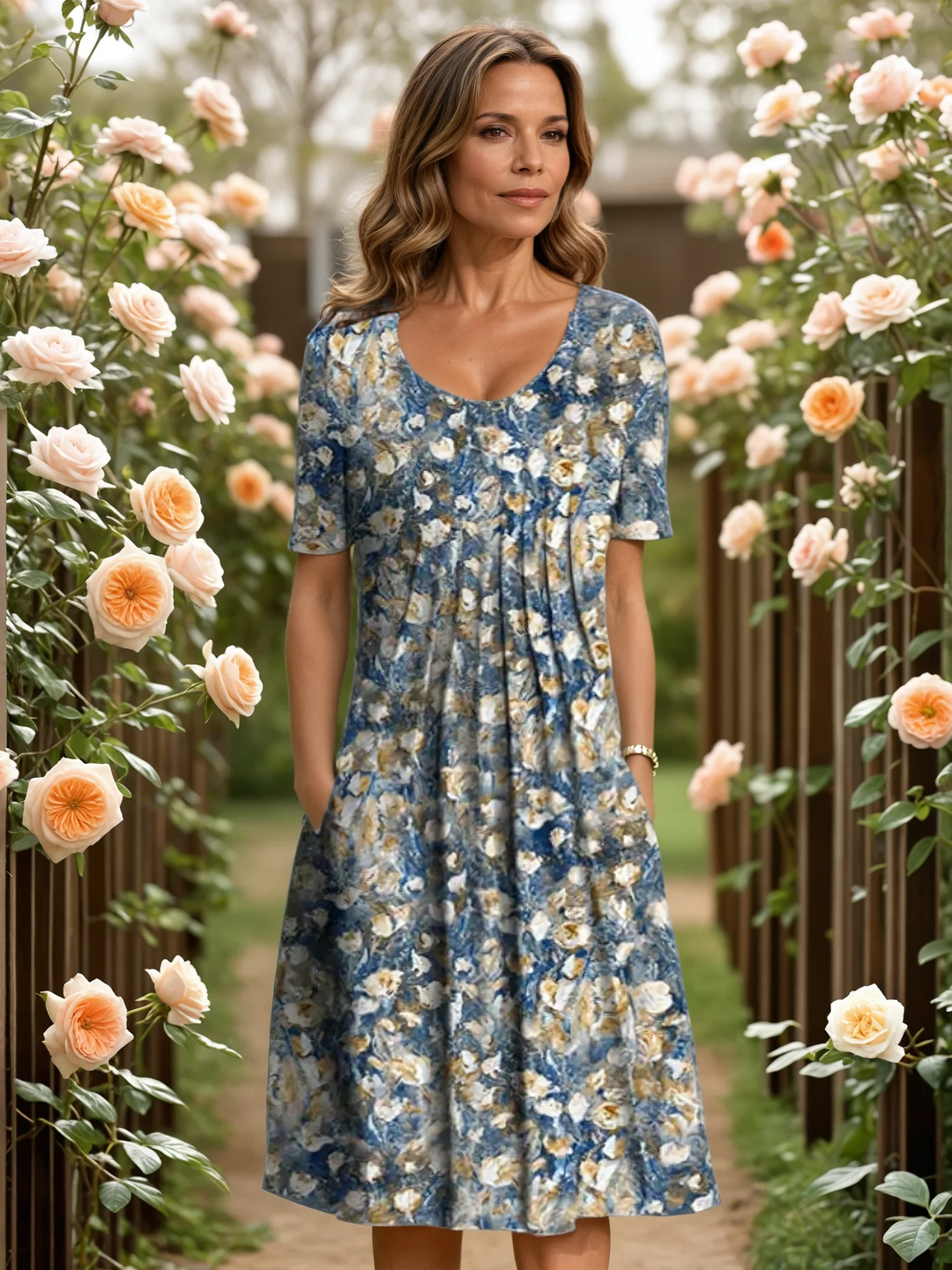 Novelle | Schmeichelndes Kleid mit Bauchbedeckung