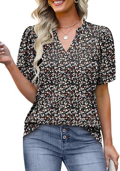 Klara | Vintage Blumenbluse