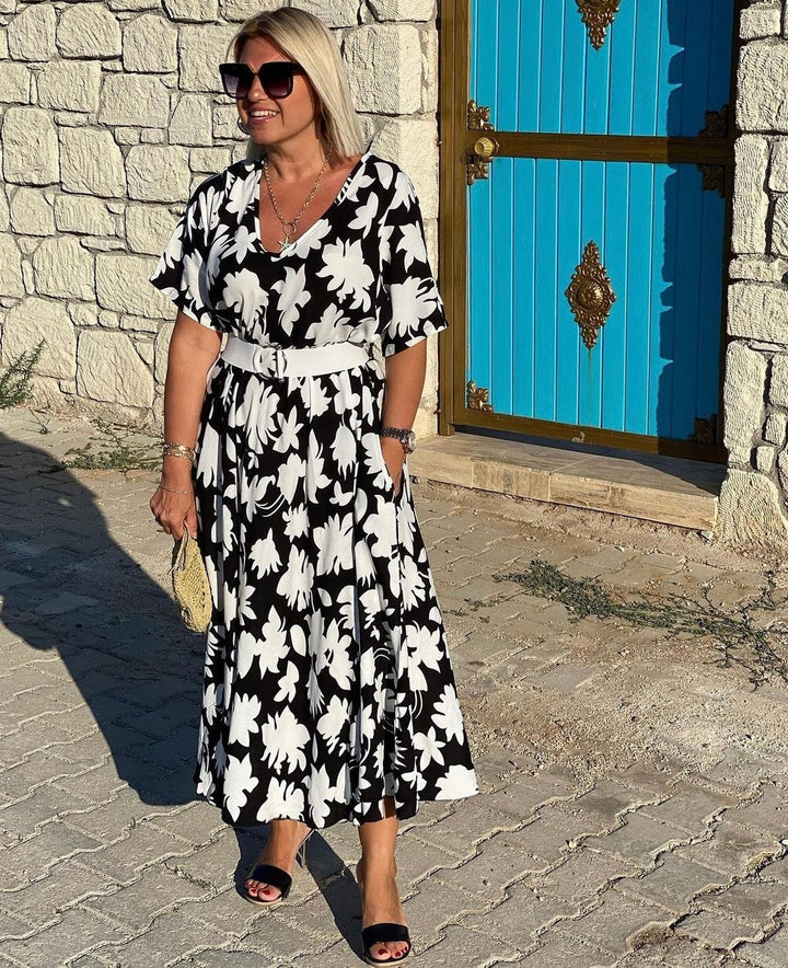 Rosabel | Anmutiges Fließendes Kleid