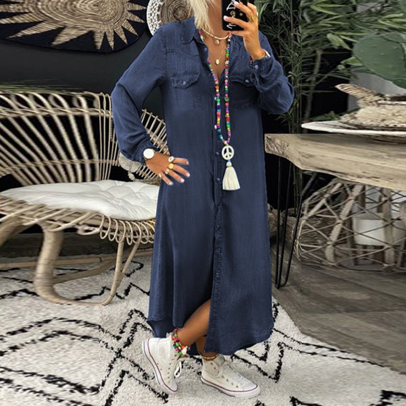 Eden | Bequemes Jeanskleid
