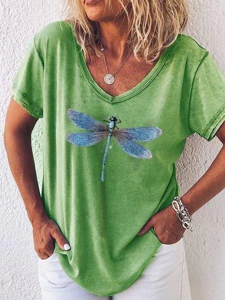 Estelle | V-Ausschnitt-T-Shirt