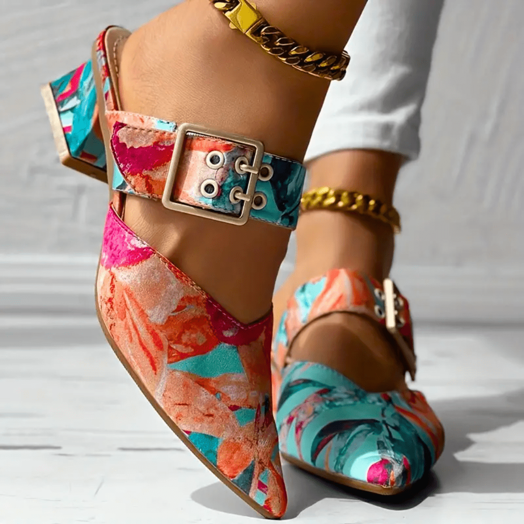Bello | Bunte Regenbogen-Heels
