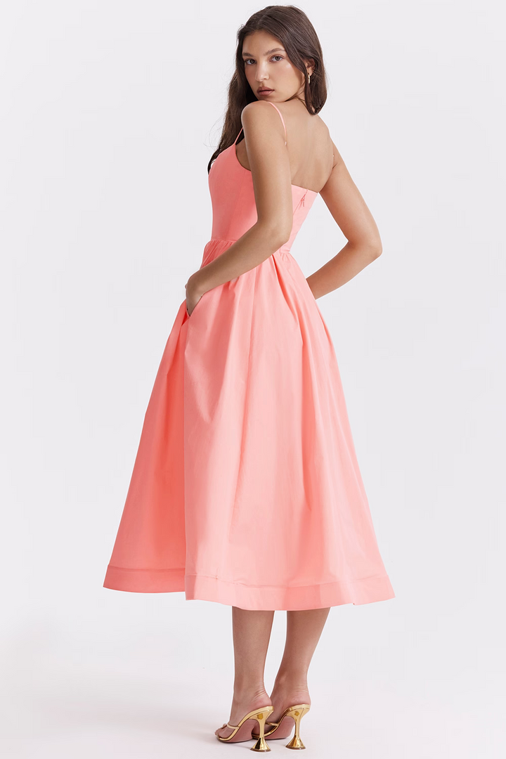 Elle™ | Elegantes Korsett-Midikleid