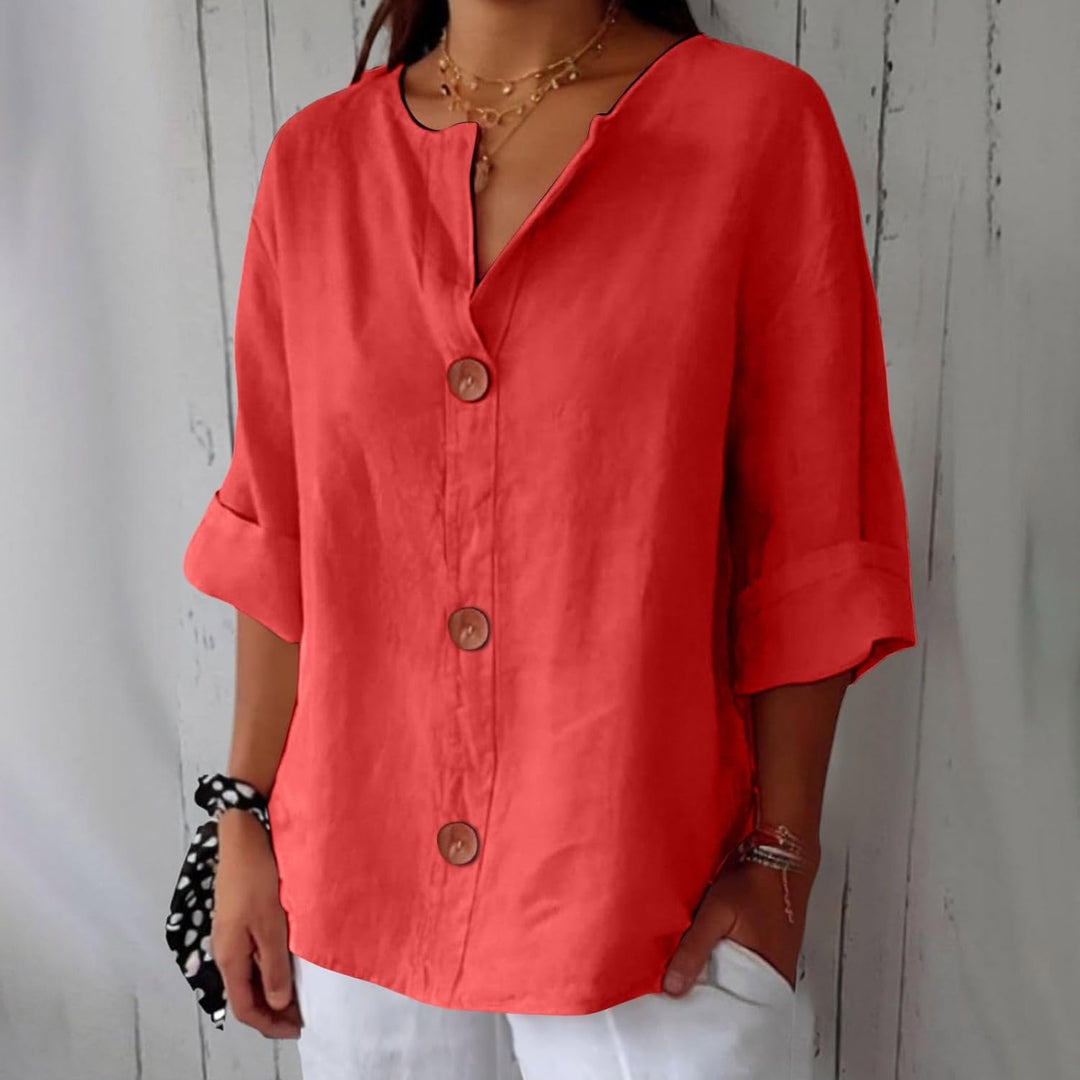 Lyca | Luftige Struktur-Bluse