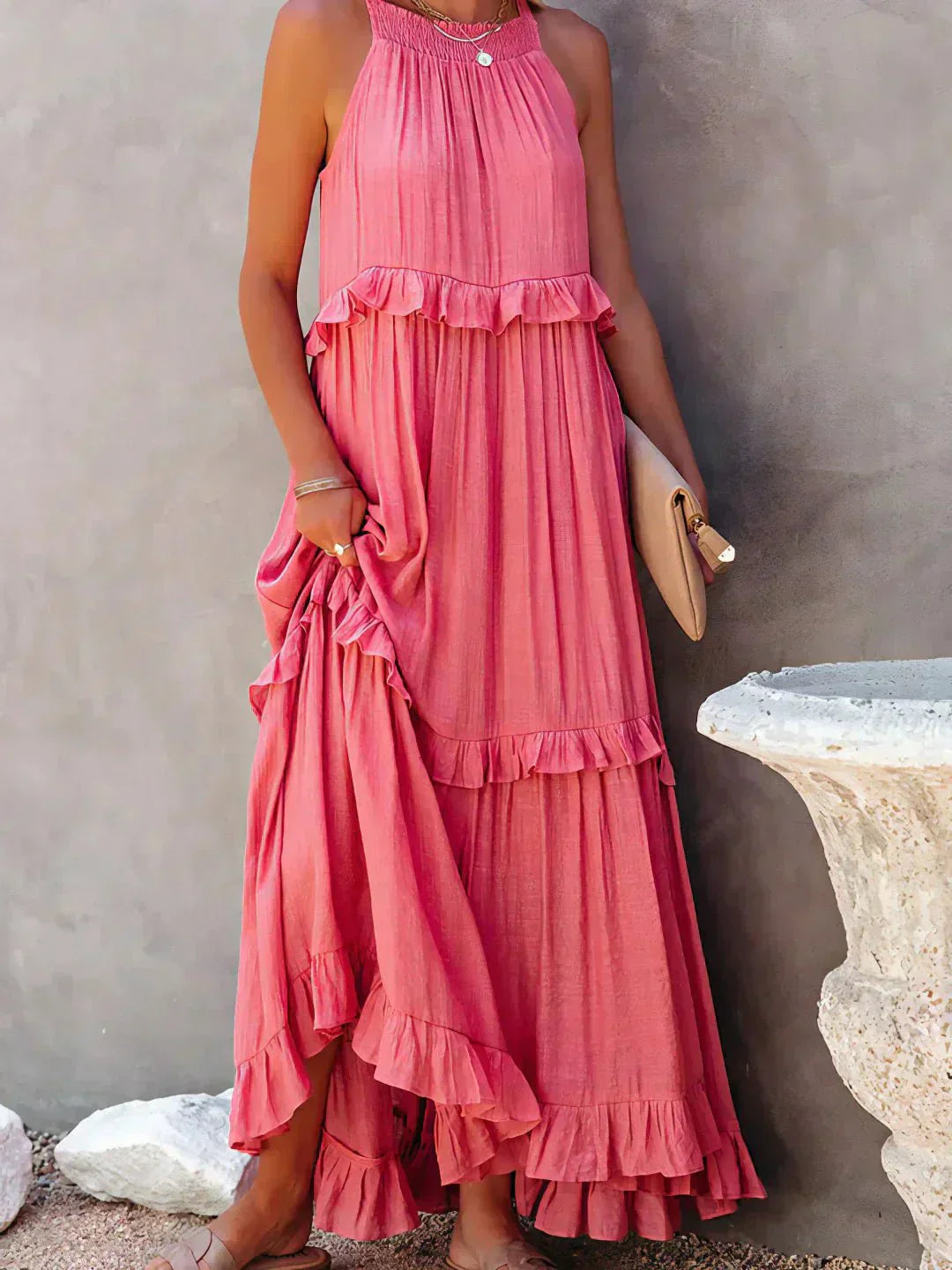 Leona | Luftiges Rüschenkleid
