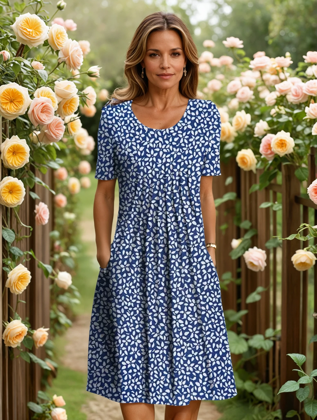 Novelle | Schmeichelndes Kleid mit Bauchbedeckung