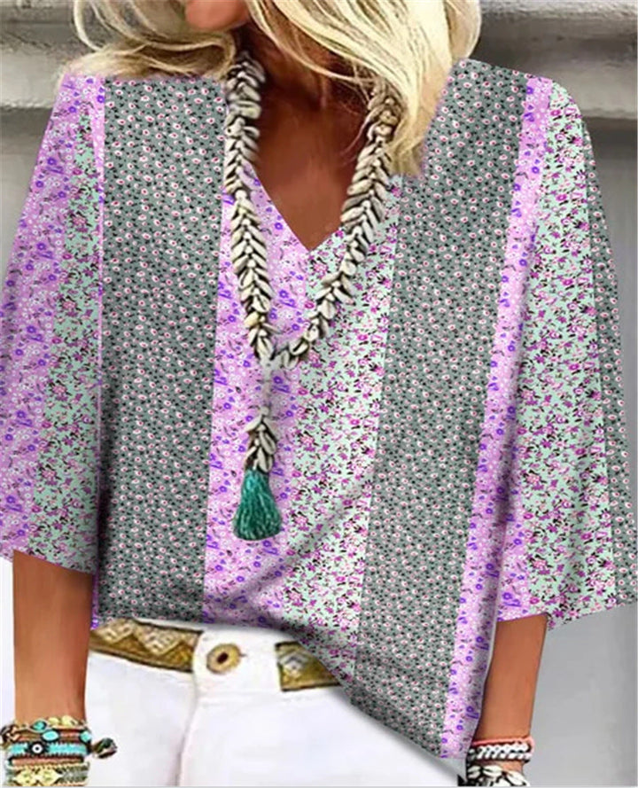 Anika | Blumige Brise Bluse