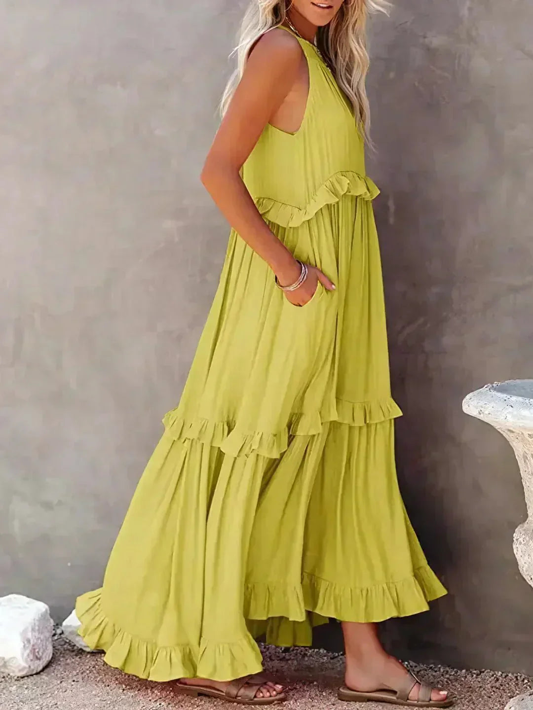 Leona | Luftiges Rüschenkleid