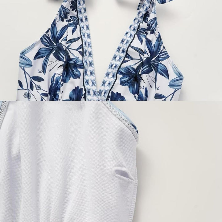 Mandy | Elegantes Gemustertes Schwimm-Set