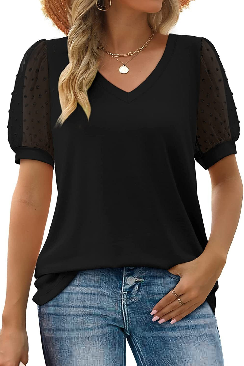 Helena | Elegante V-Ausschnitt-Bluse