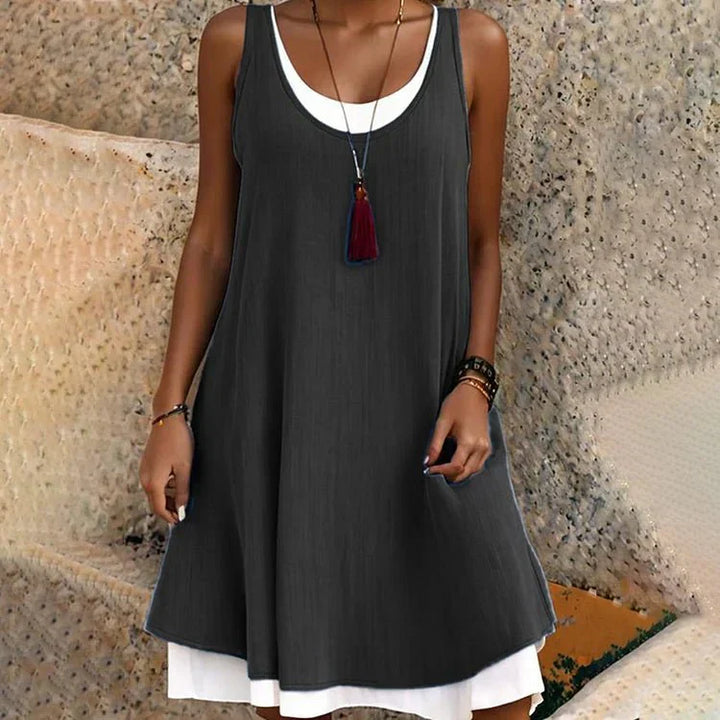 Cove | Sonnendurchflutetes Ärmelloses Midiekleid