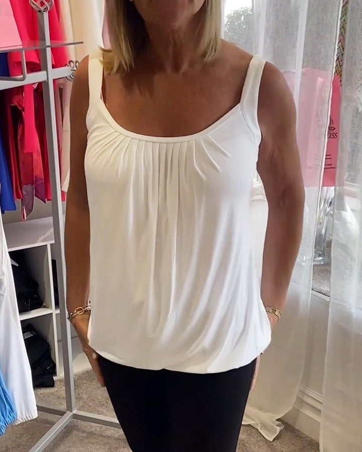 Vangie | Elegantes Plissee-Top