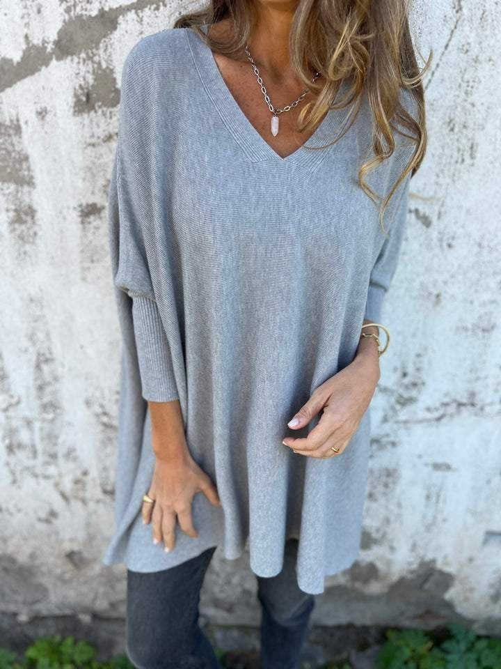 Amely | Fledermausärmel-Stricktop