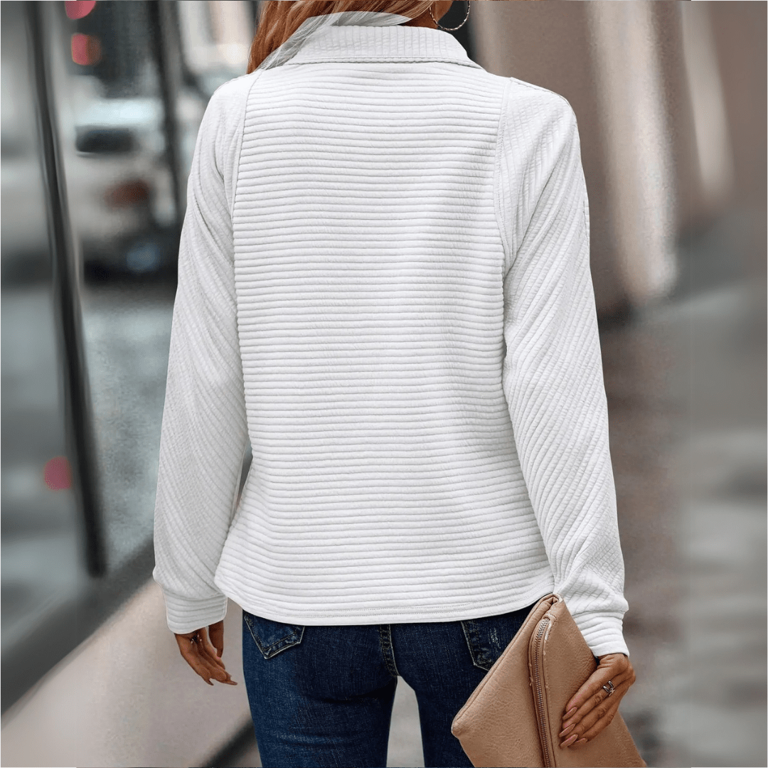 Jenica | Schicker Halbzip-Pullover