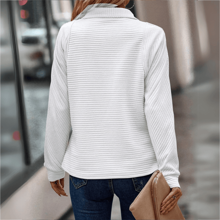 Jenica | Schicker Halbzip-Pullover