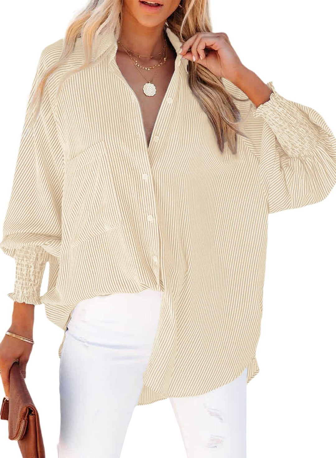 Jillian | Elegantes Gestreiftes Hemd
