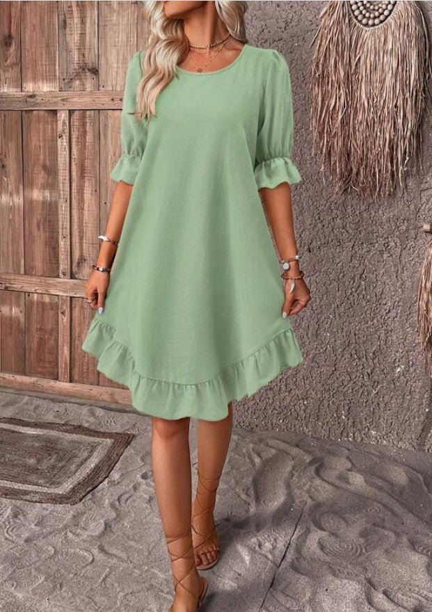 Fira | Zeitlose Eleganz Midiekleid