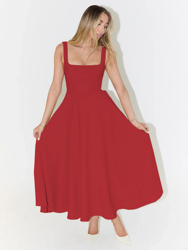 Nora™ | Elegantes Midi-Kleid