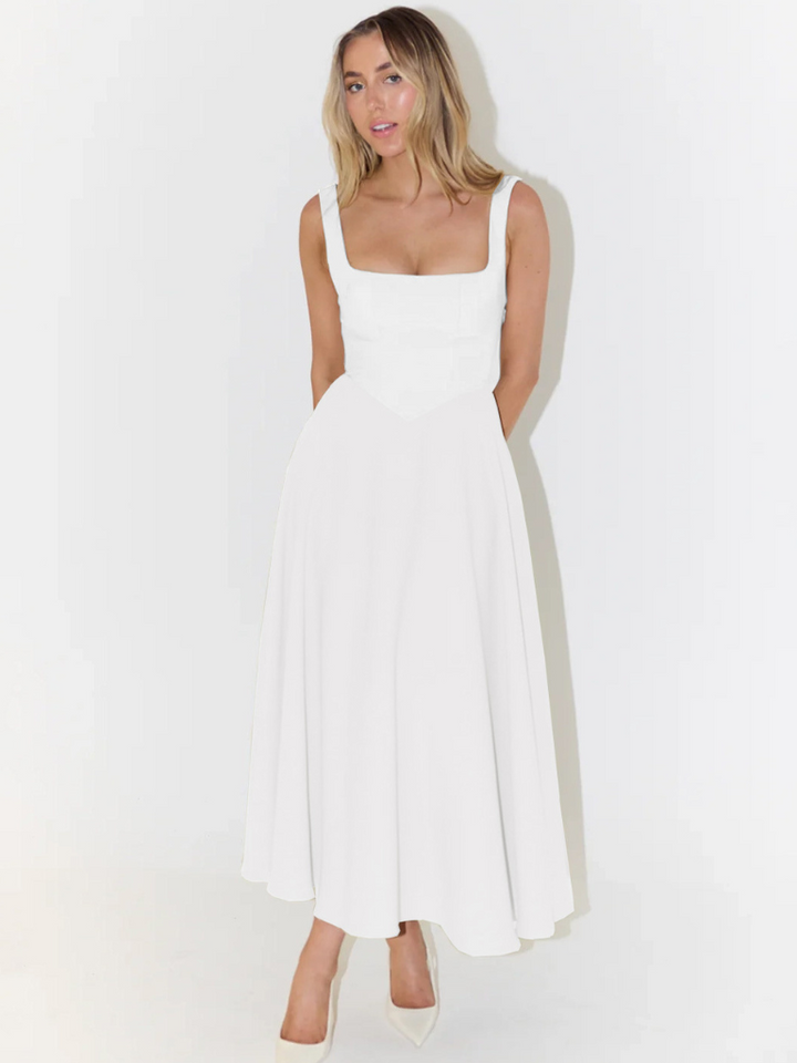 Nora™ | Elegantes Midi-Kleid