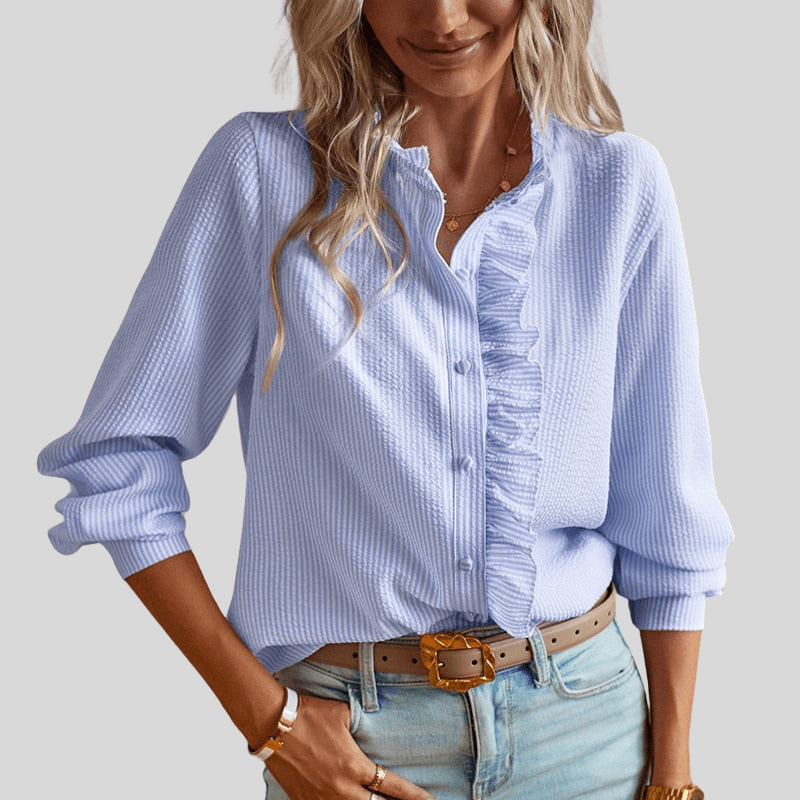Alina | Elegante Rüschenbluse