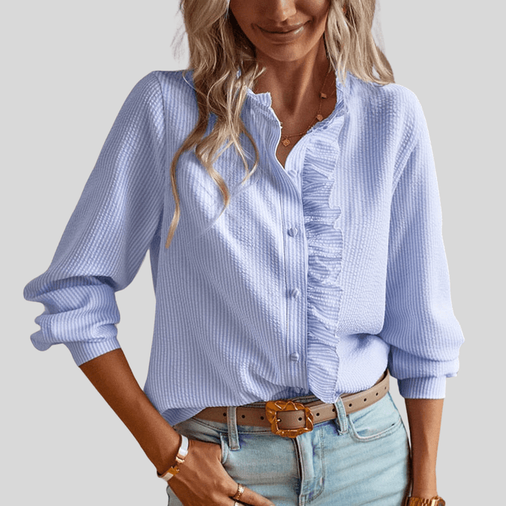 Alina | Elegante Rüschenbluse