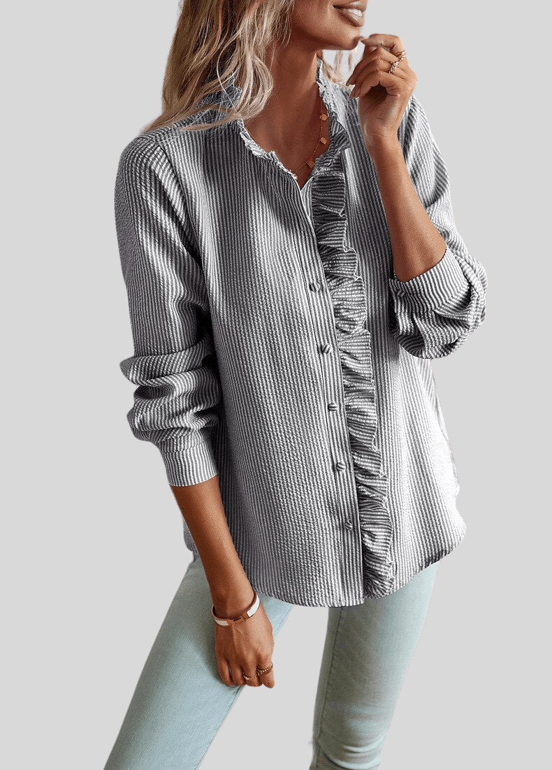 Alina | Elegante Rüschenbluse
