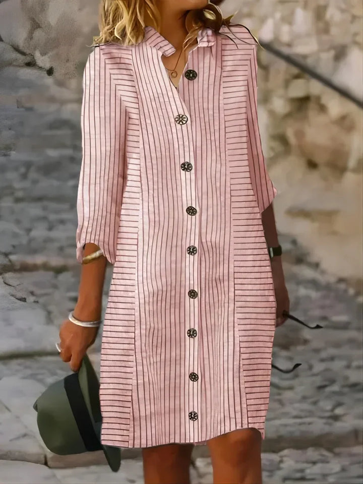 Doris | Lässiges Hemdblusenkleid