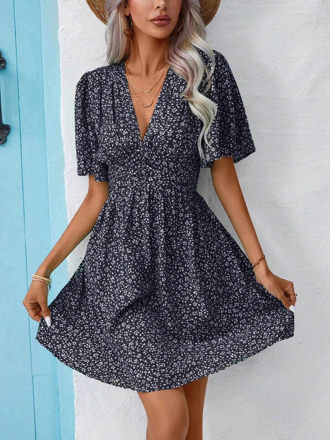 Blakely | Blütengraziöses Minikleid