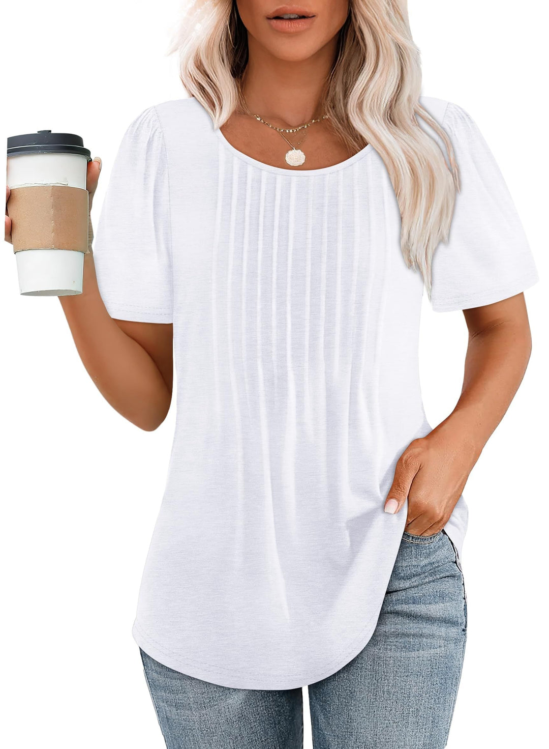 Amelie | Elegantes Plissee-Top